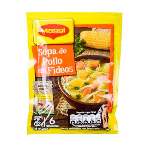 Maggy Sopa de Pollo Y Fideos