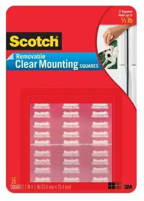 Scotch Removable Clear Mountin