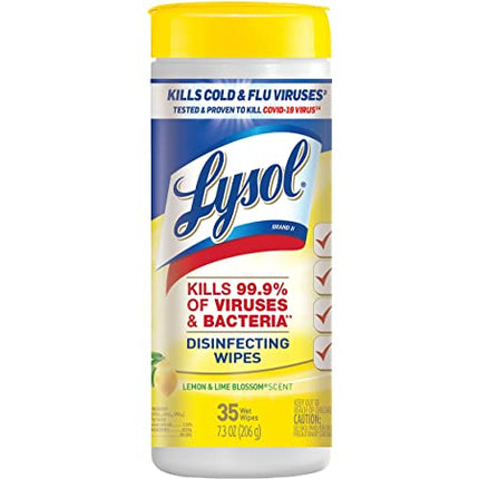 Lysol - 4 in 1 Disinfecting Wipes - Lemon & Lime Blossom