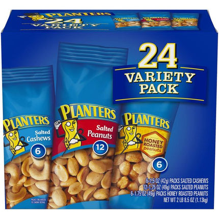 Planters Individual Variety Pack 24 pk