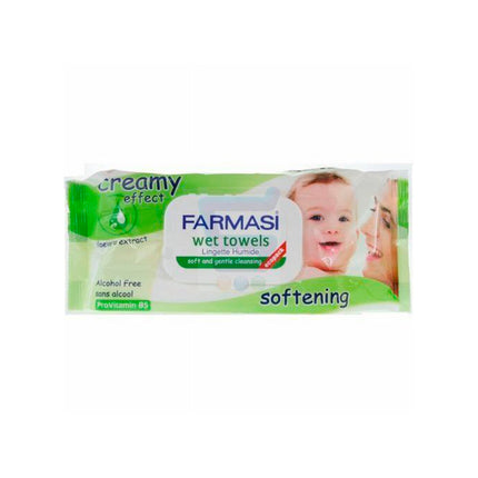 Farmasi. Toallas Humedas Para Bebes Efecto Cremoso Con Aloe Vera Limpia Profundamente Y Mantiene Hidratada La Delicada Piel De Su Bebé. Contenido Neto