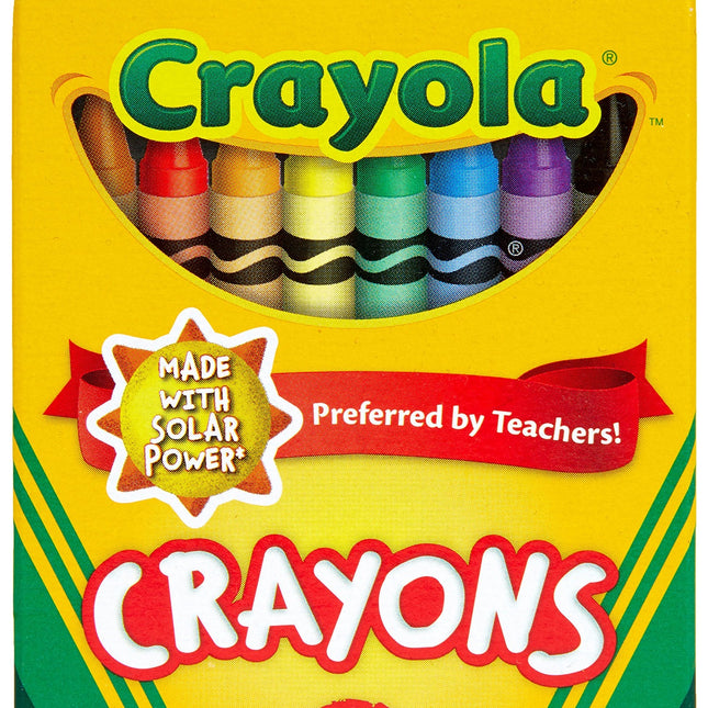 Crayola Classic Crayons, Assorted Colors, Back to School, 24 Count