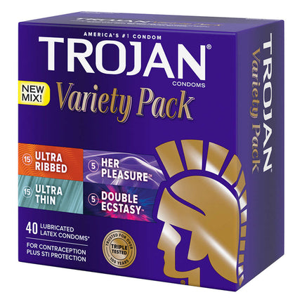 Trojan Lubricated Latex Variet