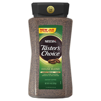 Nescaf‚ Taster s Choice Decaf Instant Coffee 397Gr