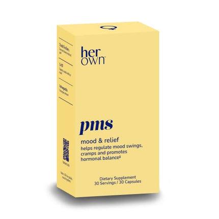 Her Own PMS Mood & Relief Supplement Capsules, 30 Ct