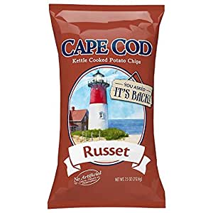 Cape Cod Russet Kettle Cooked Potato Chips, 7.5 Oz