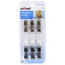 18Pk 1Cm Th Mini Jaw Clip