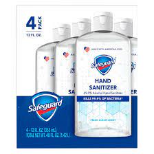Safeguard Hand Sanitizer Fresh Clean Scent 355Ml 4Unid