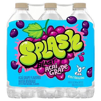Splash Blast Acai Grape 16.9 O