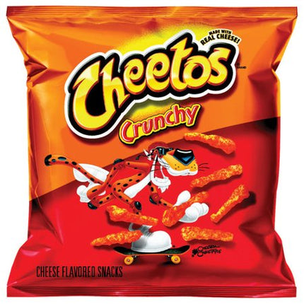 Cheetos Crunchy Cheese Flavored Snacks, 1 oz Bags, 40 Count