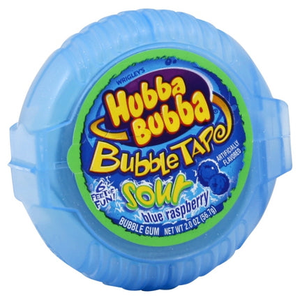 Hubba Bubba Bubble Tape Sour Blue Raspberry  2 Ounce