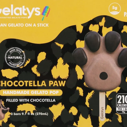 Gelatys Chocotella Paw 3 Bars