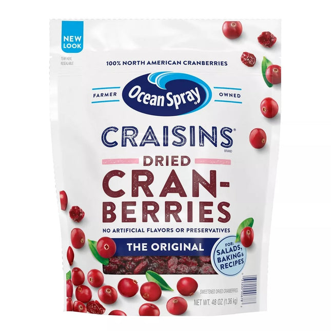 Ocean Spray Craisins Dried Cranberries Original 1.36Kg