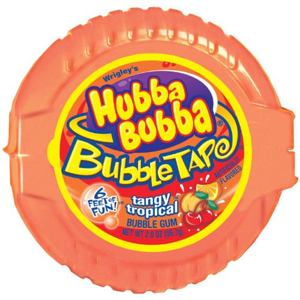 Hubba Bubba Bubble Tape Gum  Tangy Tropic  2 Ounce