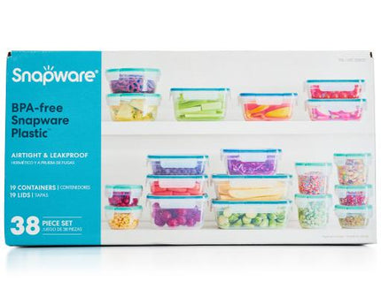 Snapware Snapware Plastic 19 Containers and 19 Lids 39 Count