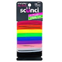 Scunci Cola Para El Cabello De Gel Rubber Bands Colores Variados No Se Deslizan Ni Dañan El Cabello. Contenido 28 Piezas.