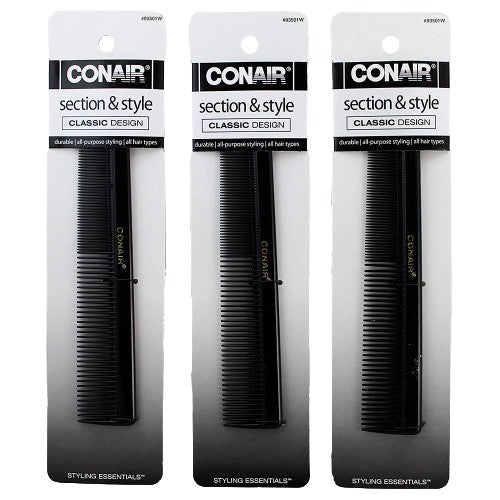 Hard Rubber All Purpose Comb