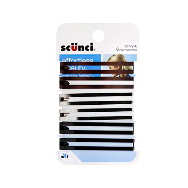 6-Pk Open Center Barrettes