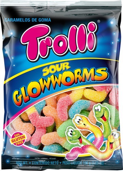 Gomitas Trolli Sour Glow worms