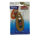 Flents Llavero Identificador Para Personas Con Diabetes Fabricado En Cuero Y Acero Inoxidable Mide 8 Cm De Largo (11 Cm Incluyendo El Aro Para Las Lla