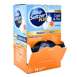 Alka-Seltzer Plus Cold Formula Effervescent Tablets Citrus - 72 ct.