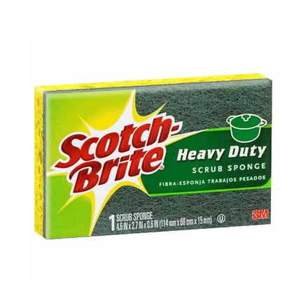 Scotch-Brite Heavy Duty Scrub Sponges, 6 Scrubbing Sponges