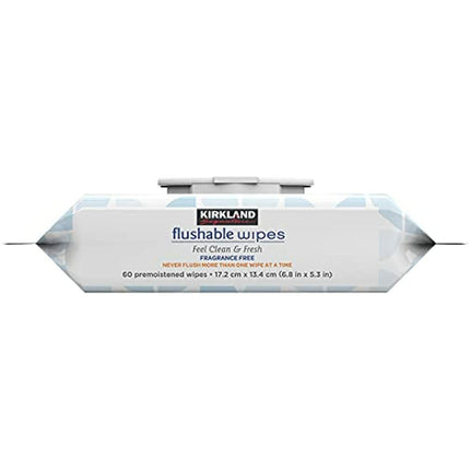 Kirkland, Flushable Wipes 60