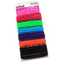 Scunci Cola Elastica Para Niñas Girl Elastic Colores Neón. Contenido 30 Piezas.