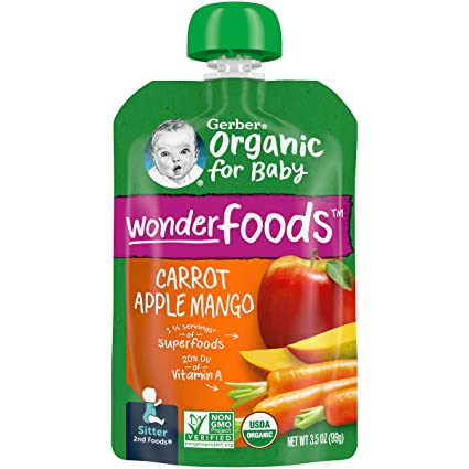 Gerber 2nd Foods Organic Carro