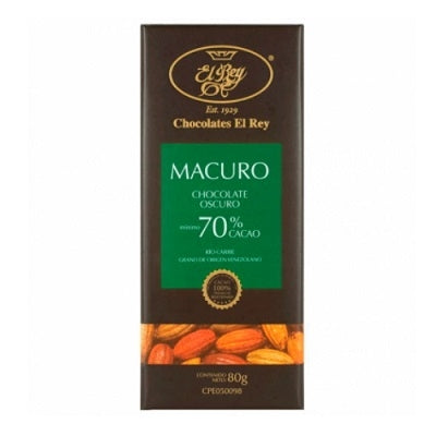 Chocolate El Rey Centenario 70% Cacao