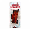 Scunci Pinza De Cabello Flexible Cómodo De Accesorios Colores Negro Y Marrón. Contenido 1 Pieza.