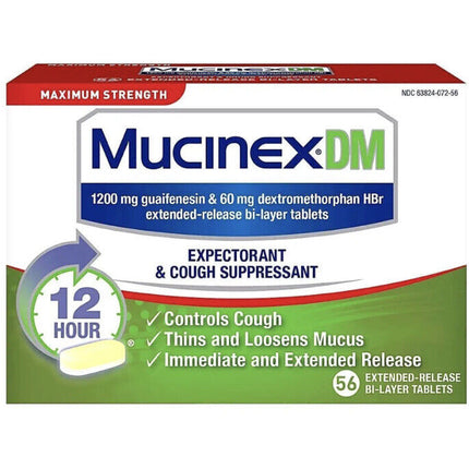 Mucinex Maximum Strength, 56 Tablets