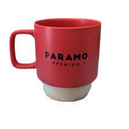 Paramo café Taza Ceramica Mug Roja y Blanca 300ml