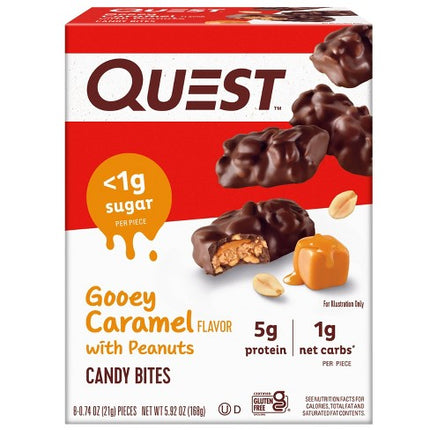 Quest Gooey Caramel With Peanu
